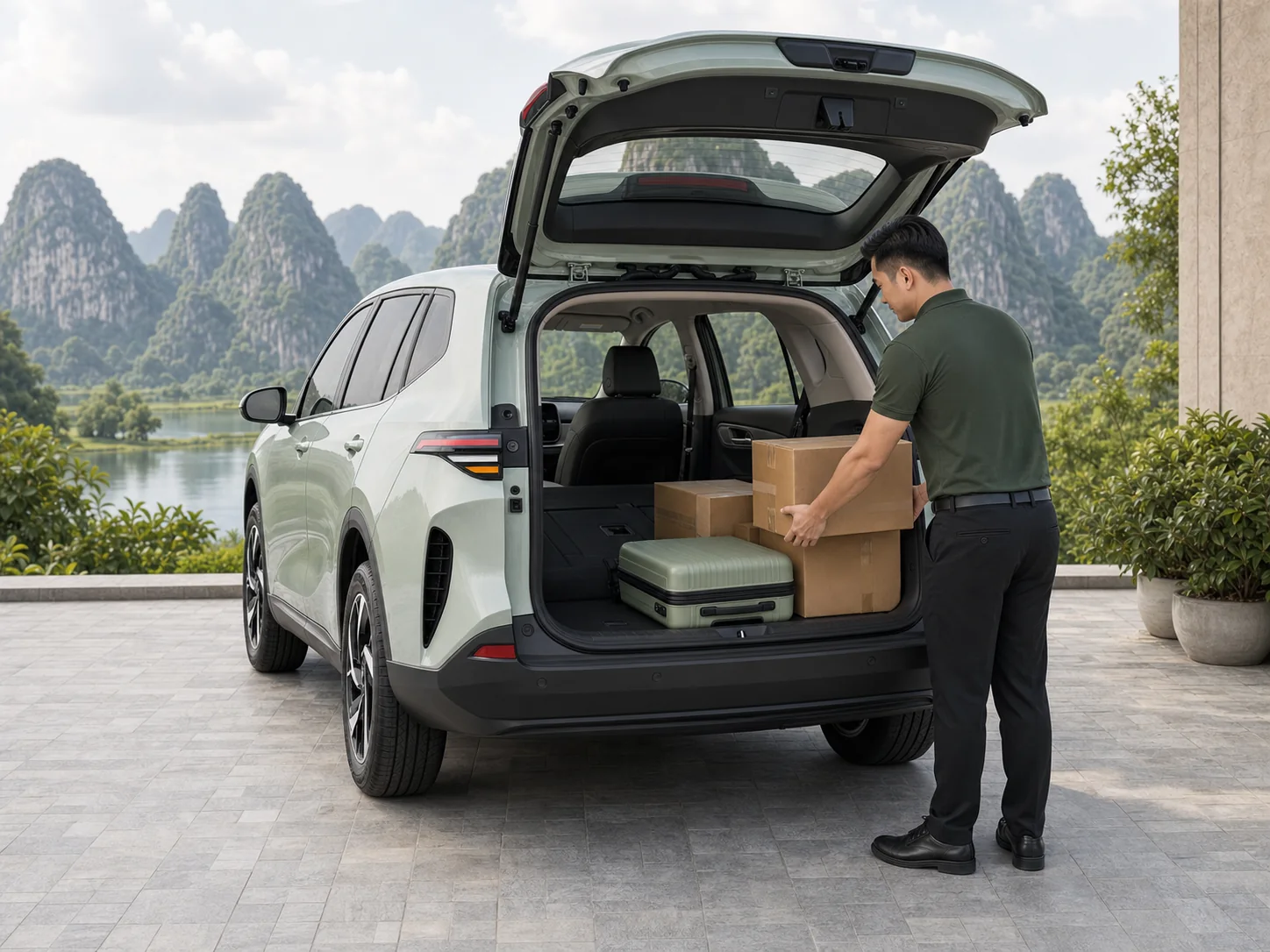 Khoang hành lý Limo Green