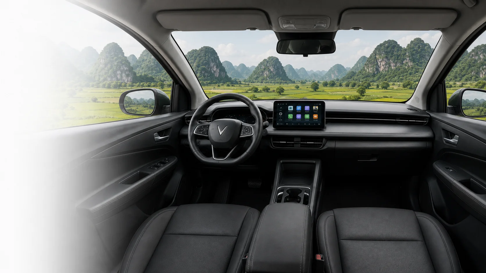 Khoang lái Limo Green