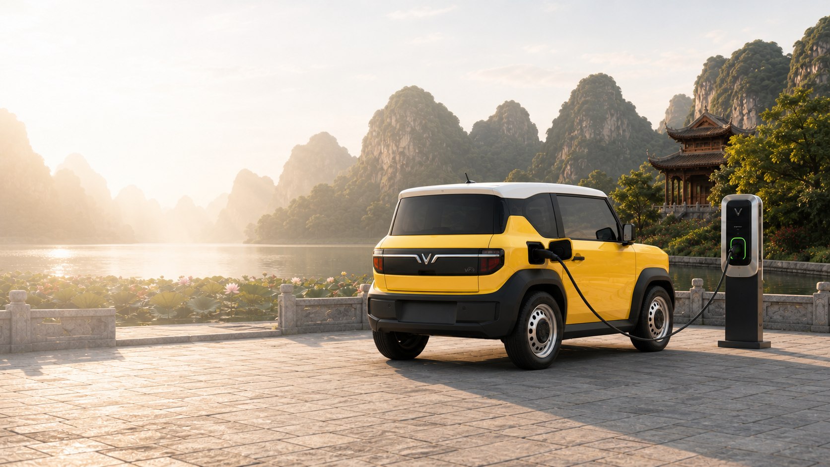 VF 3 tại trạm sạc